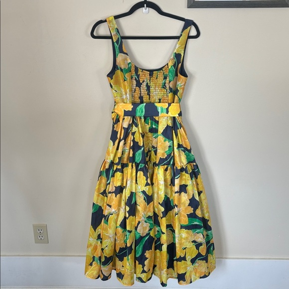 Hutch Scoop-Neck Belted Midi Dress - Picture 6 of 12